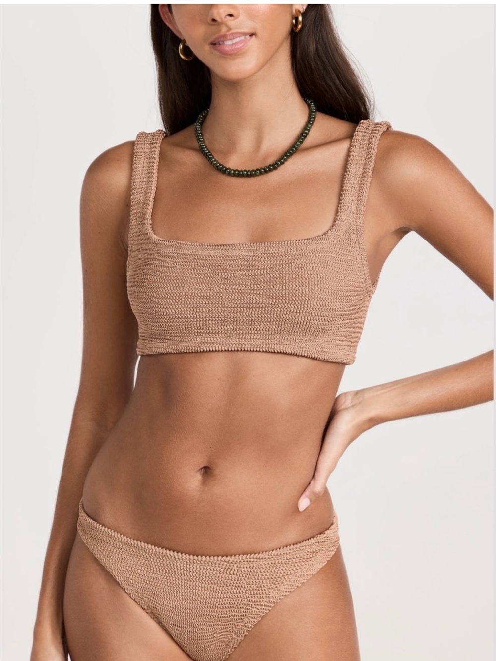 Hunza G Xandra Bikini Set Swimsuit NWOT